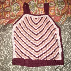 KNITTED CROP TOP
